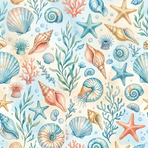 Watercolor home decor designs