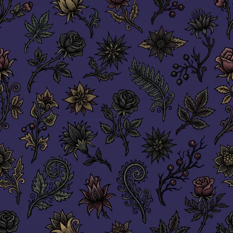 Botanical custom footwear designs