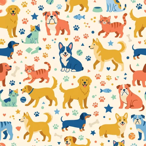 Geometric pet accessory designs