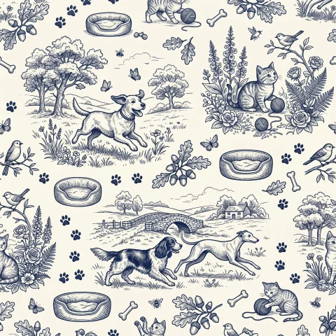 Vintage pet accessory designs