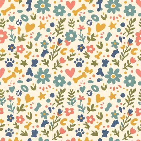 Floral pet accessory designs