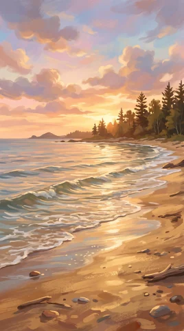 Landscape phone case designs