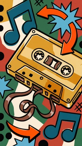 Retro phone case designs