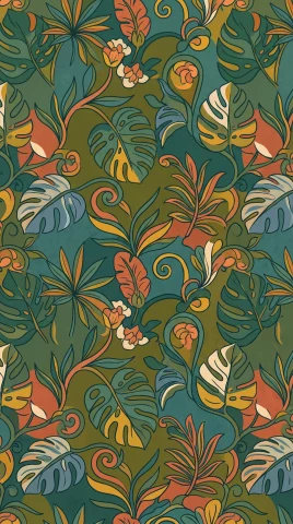 Botanical phone case designs