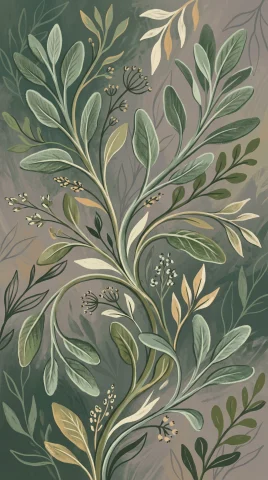 Botanical phone case designs
