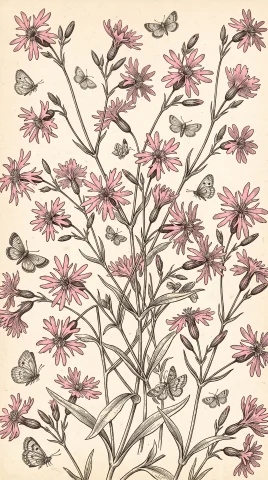 Botanical phone case designs