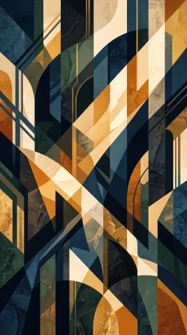 Geometric phone case designs