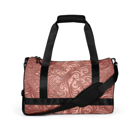 Luminous Flowing Metallic Rose Tapestry