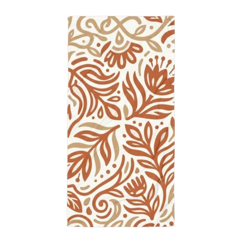 Earthy Terracotta and Sand Abstract