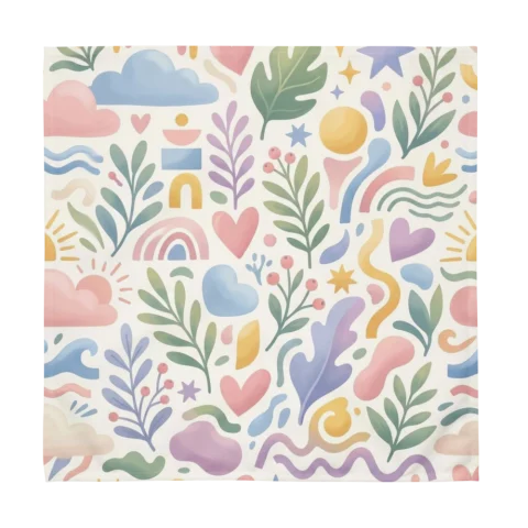 Cloth napkin mockup