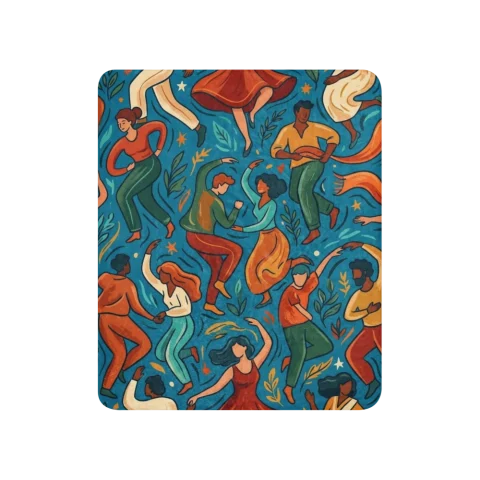 Rhythmic Dance of Stylized Botanicals