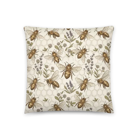 Whispering Wings of Golden Honeybees