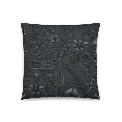 Industrial Botanical in Graphite Tones