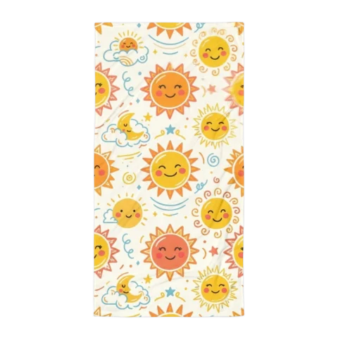 Beach towel mockup