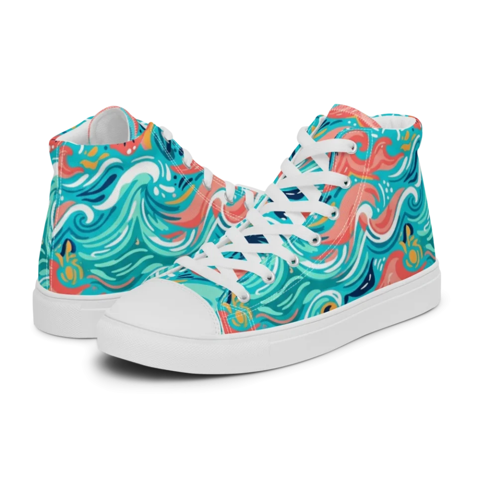 Women's High Top Canvas Shoes