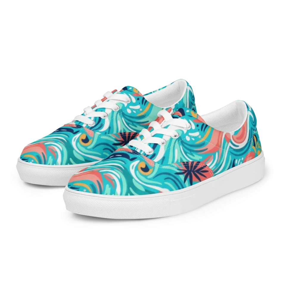 Women's Lace-Up Canvas Shoes