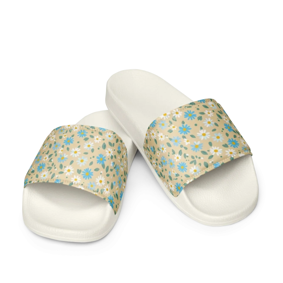 A seamless repeating pattern of delicate pastel wildflowers on a soft background.
