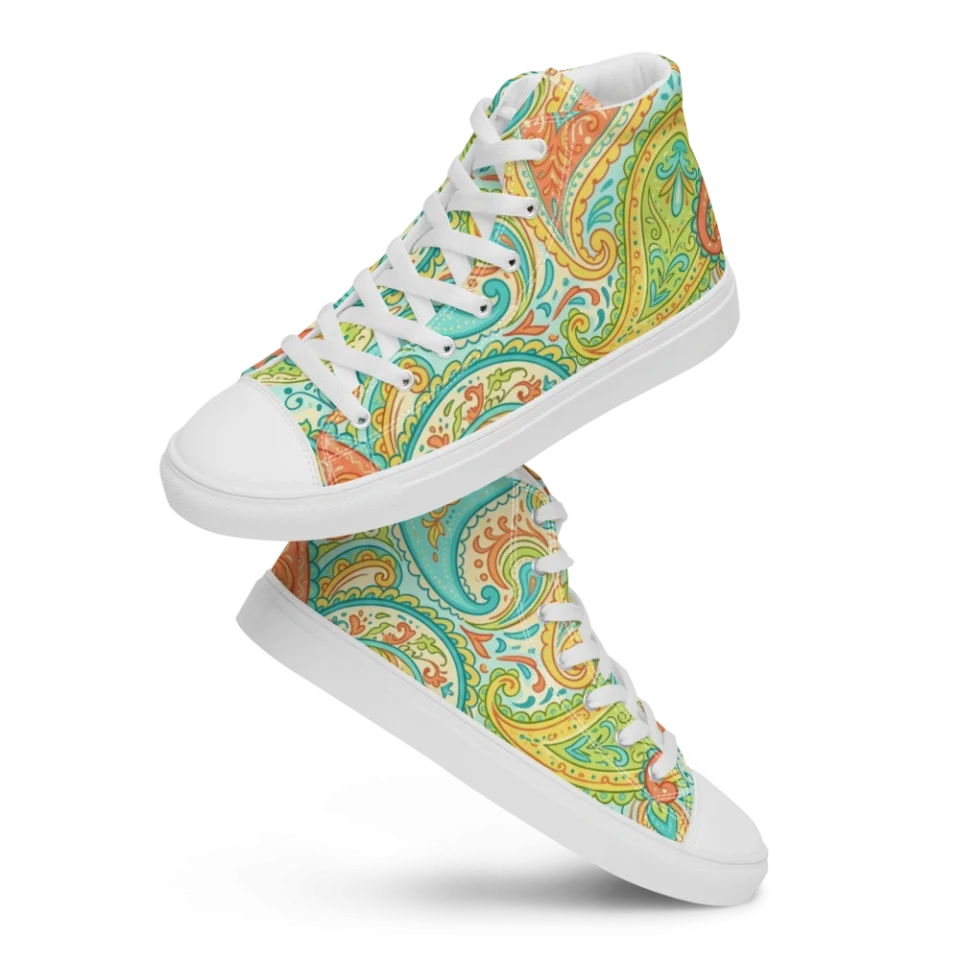 Men's High Top Canvas Shoes