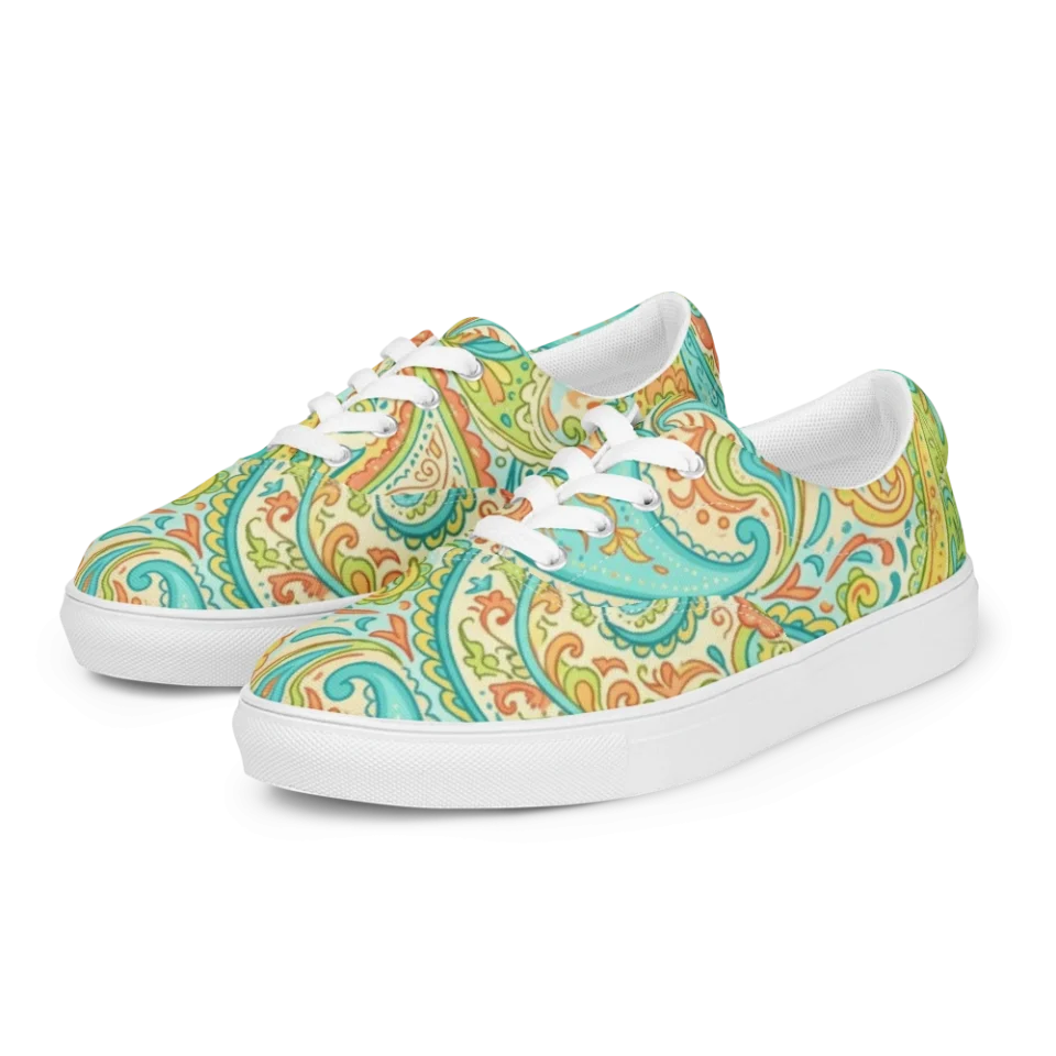 Women's Lace-Up Canvas Shoes