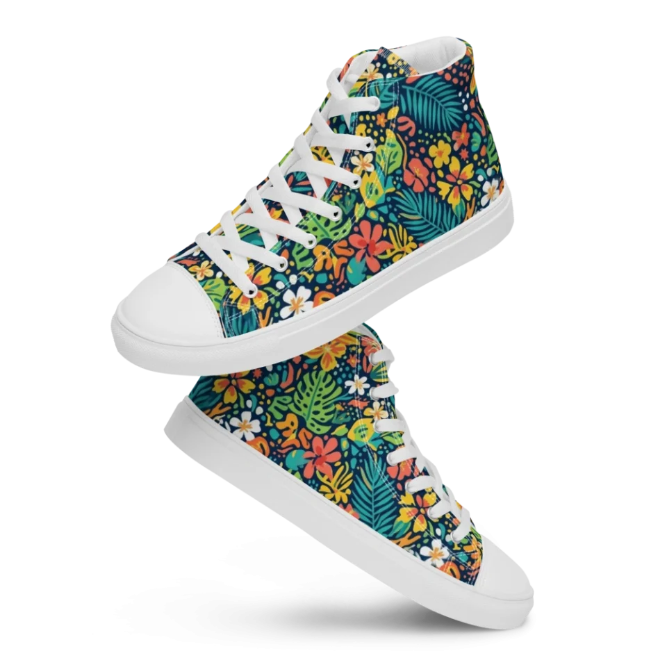 Men's High Top Canvas Shoes