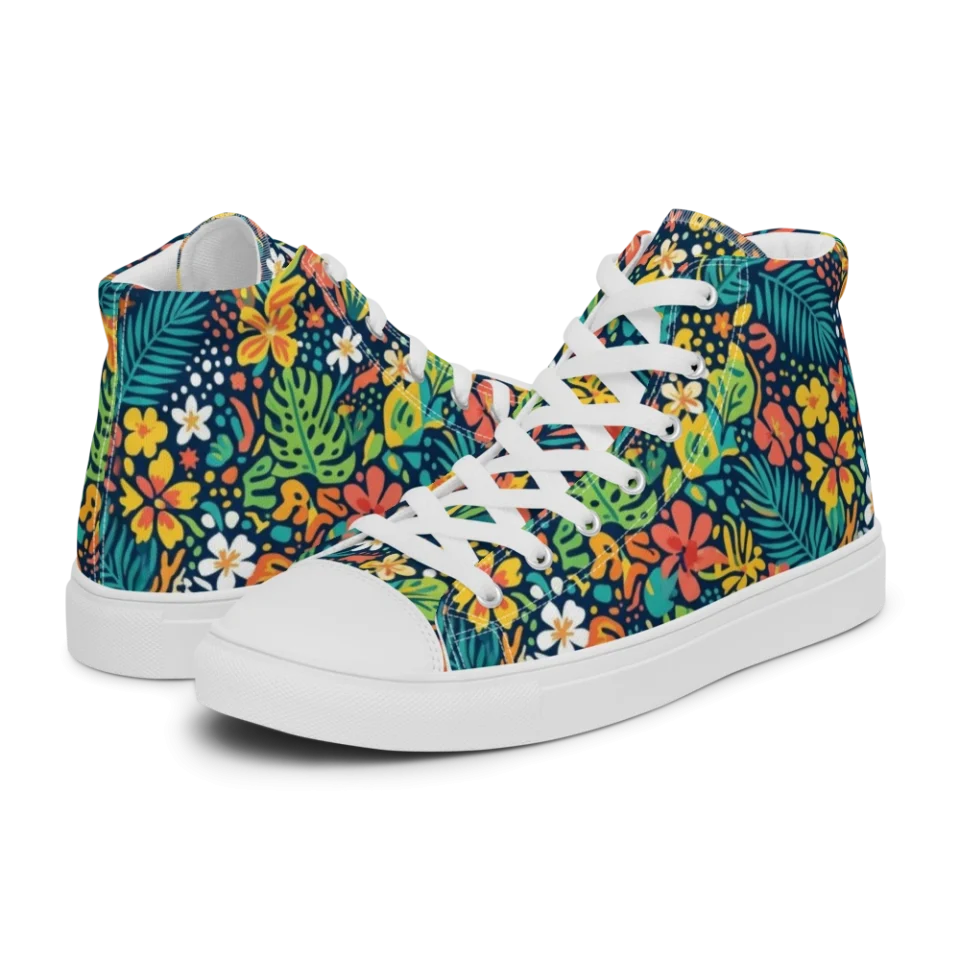 Women's High Top Canvas Shoes