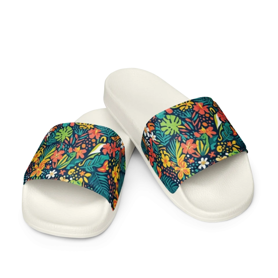 Floral custom footwear designs
