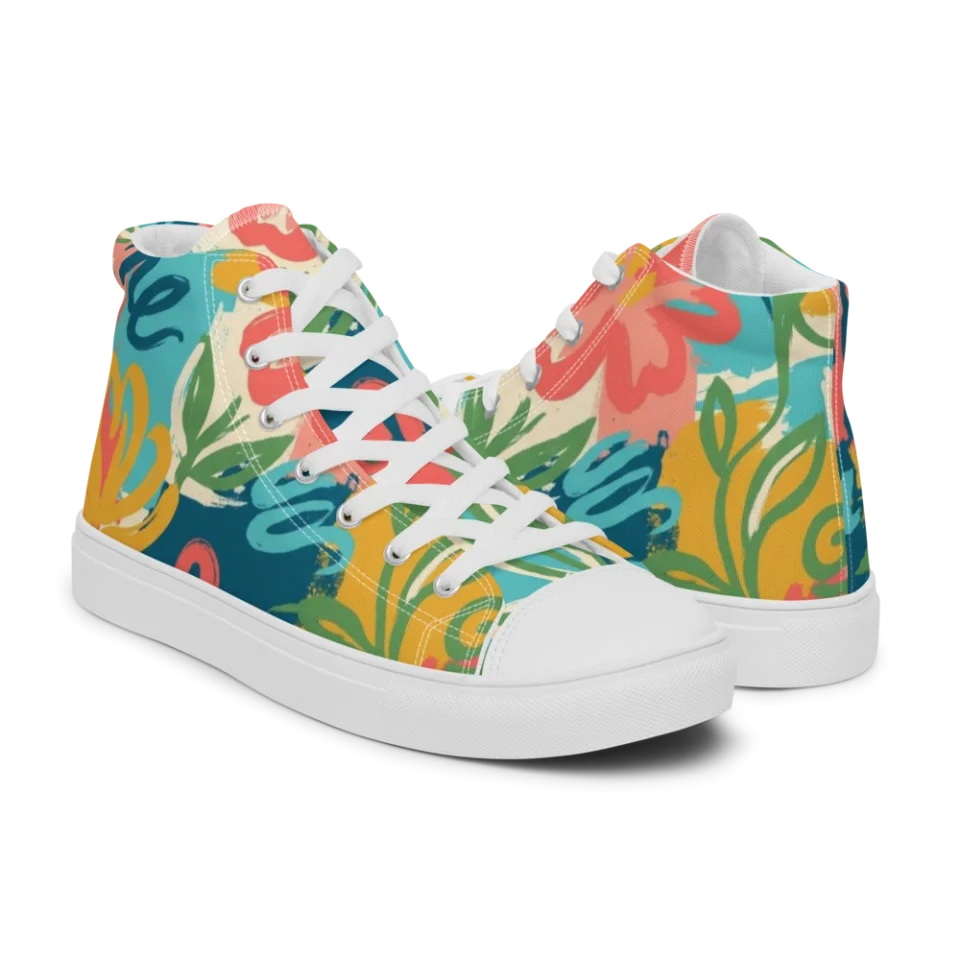 Men's High Top Canvas Shoes