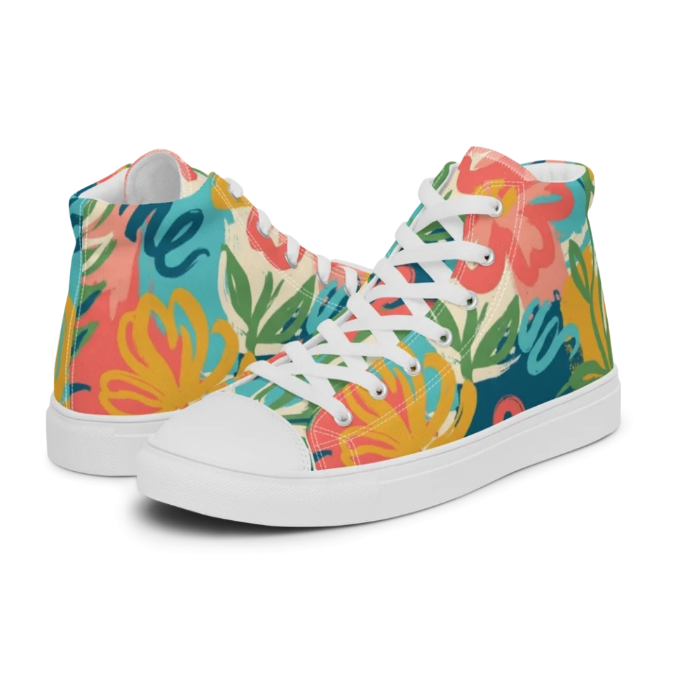 Women's High Top Canvas Shoes