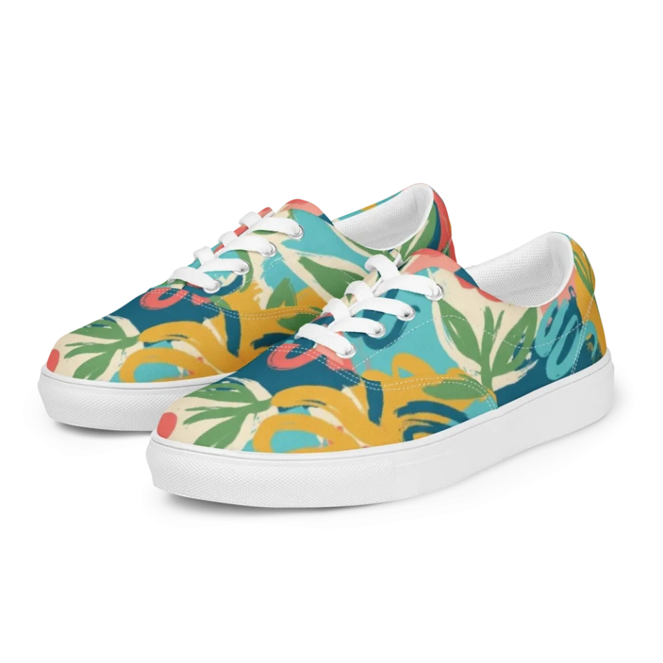 Women's Lace-Up Canvas Shoes