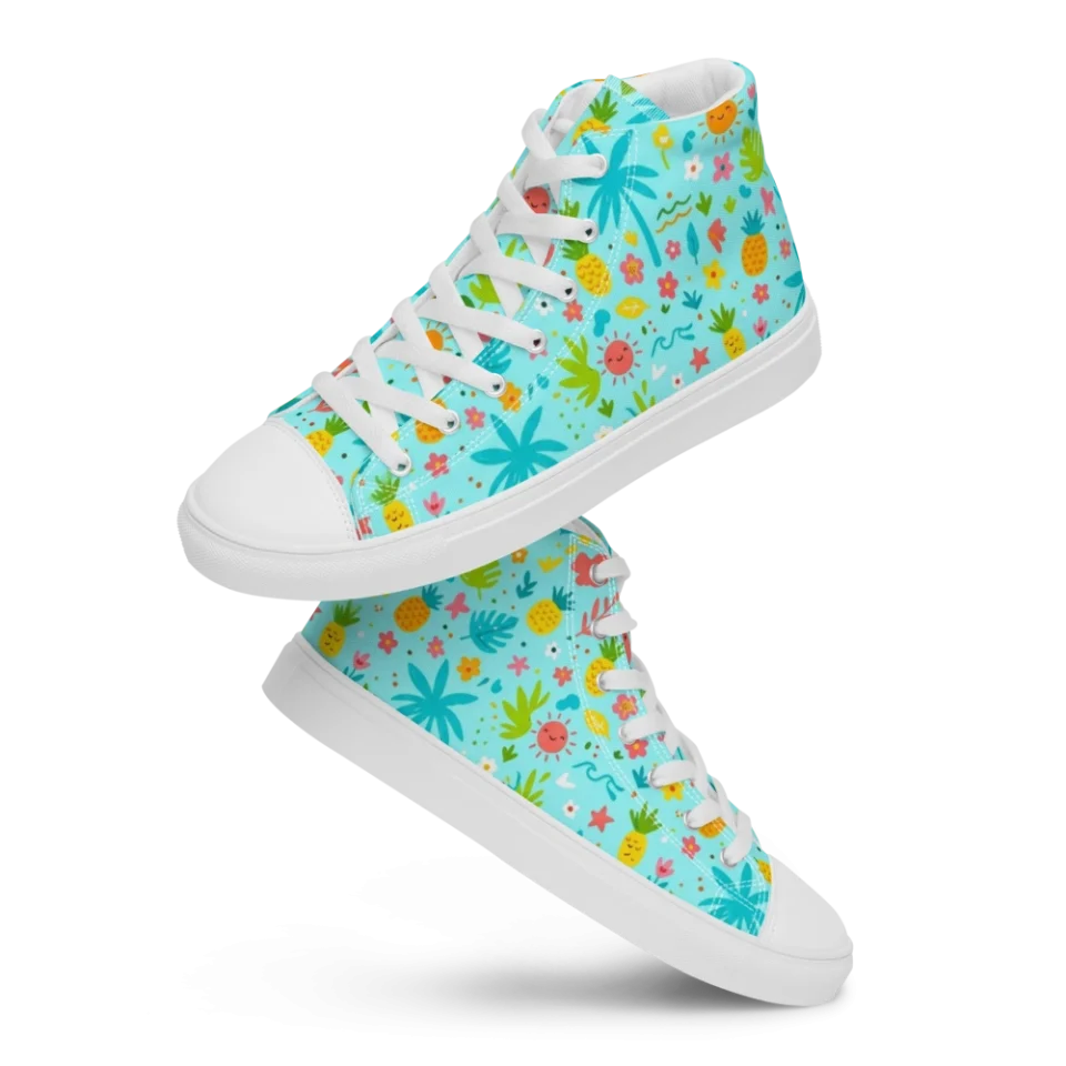 Men's High Top Canvas Shoes