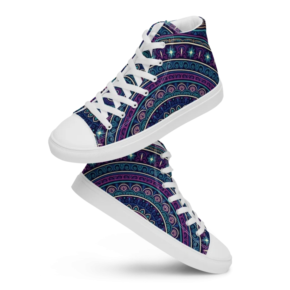 Men's High Top Canvas Shoes