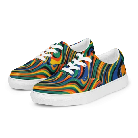 Women's Lace-Up Canvas Shoes