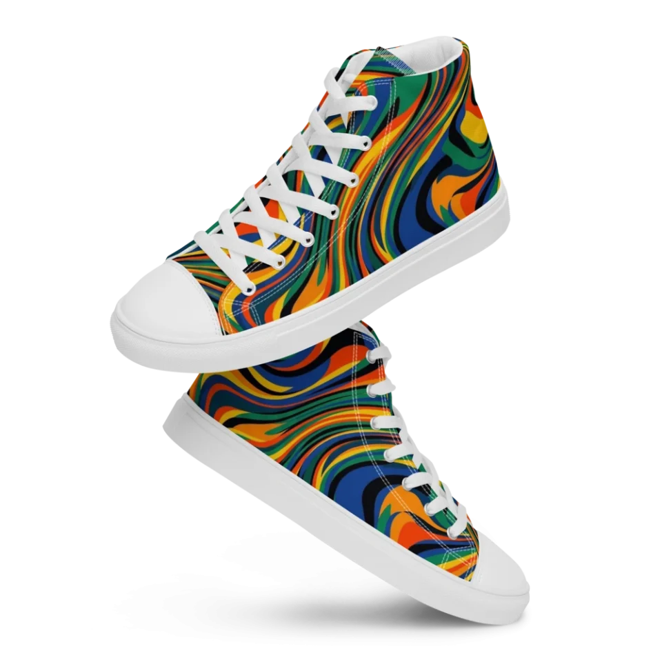 Men's High Top Canvas Shoes