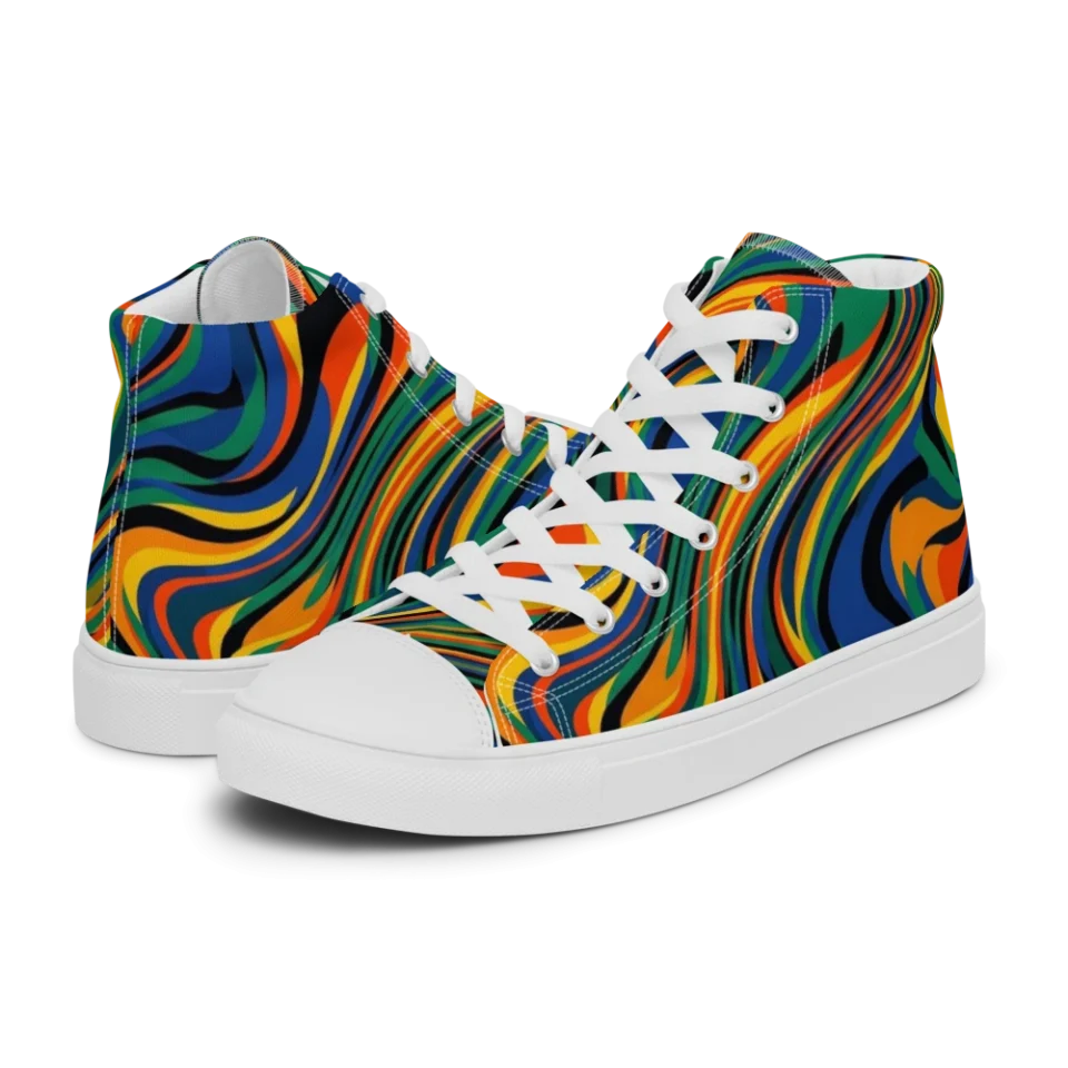 Women's High Top Canvas Shoes