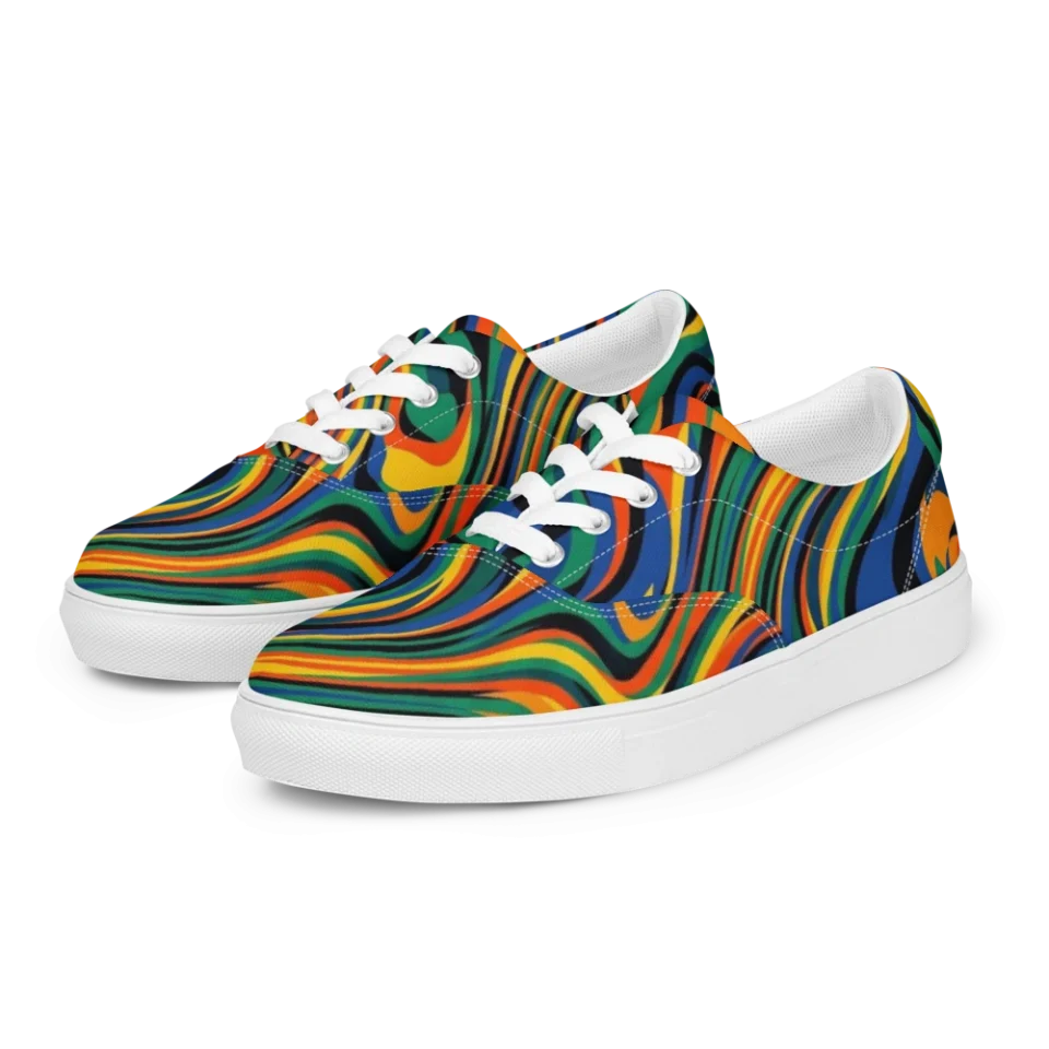 Men's Lace-Up Canvas Shoes