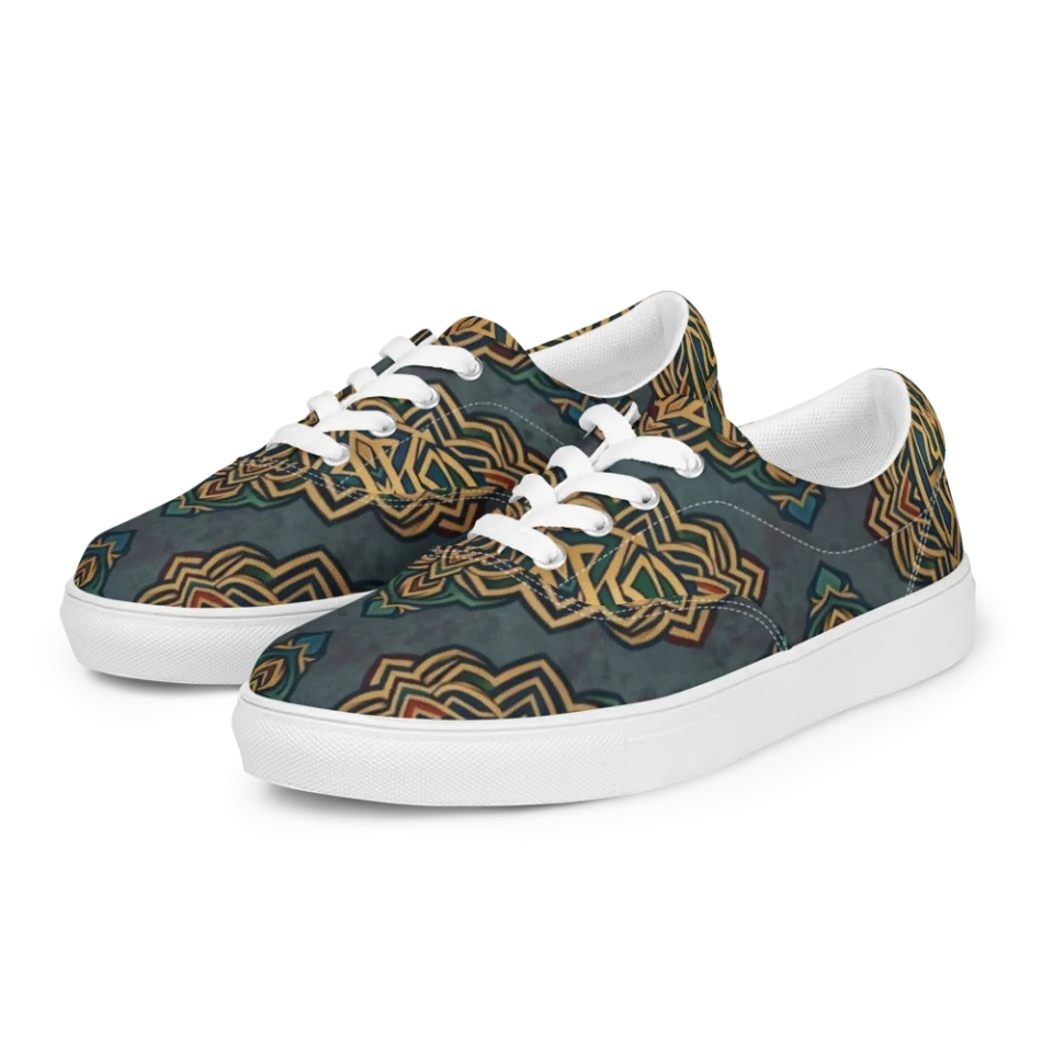 Women's Lace-Up Canvas Shoes