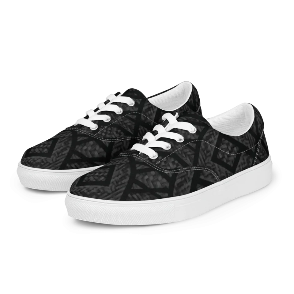 Women's Lace-Up Canvas Shoes