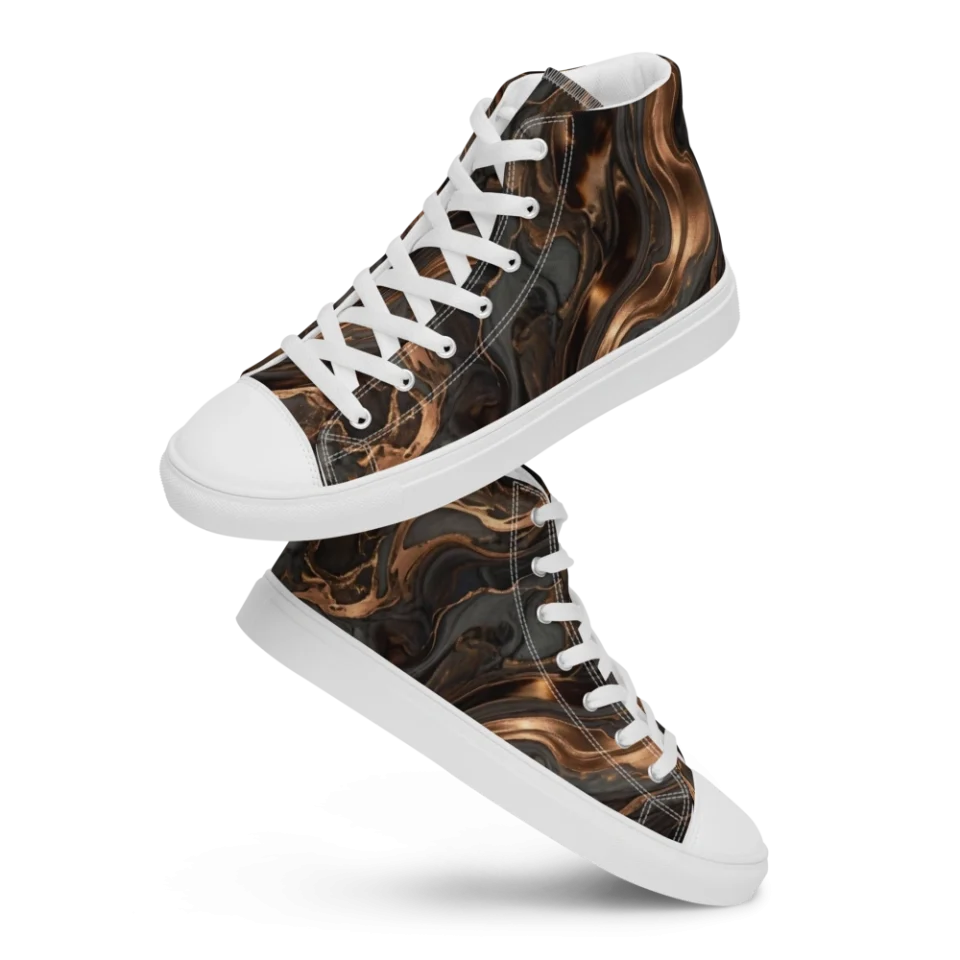 Men's High Top Canvas Shoes