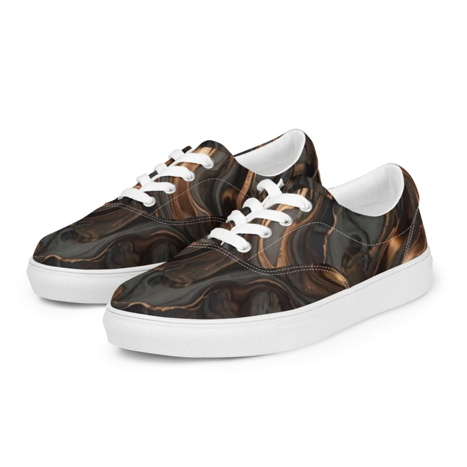 Men's Lace-Up Canvas Shoes