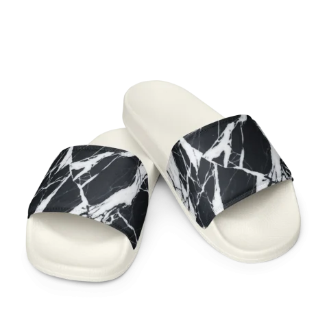 Midnight Charcoal and Alabaster Veins