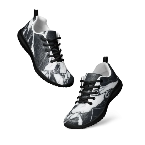 Midnight Charcoal and Alabaster Veins