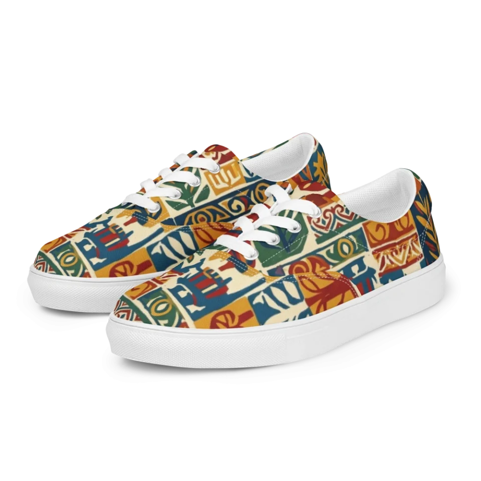 Women's Lace-Up Canvas Shoes