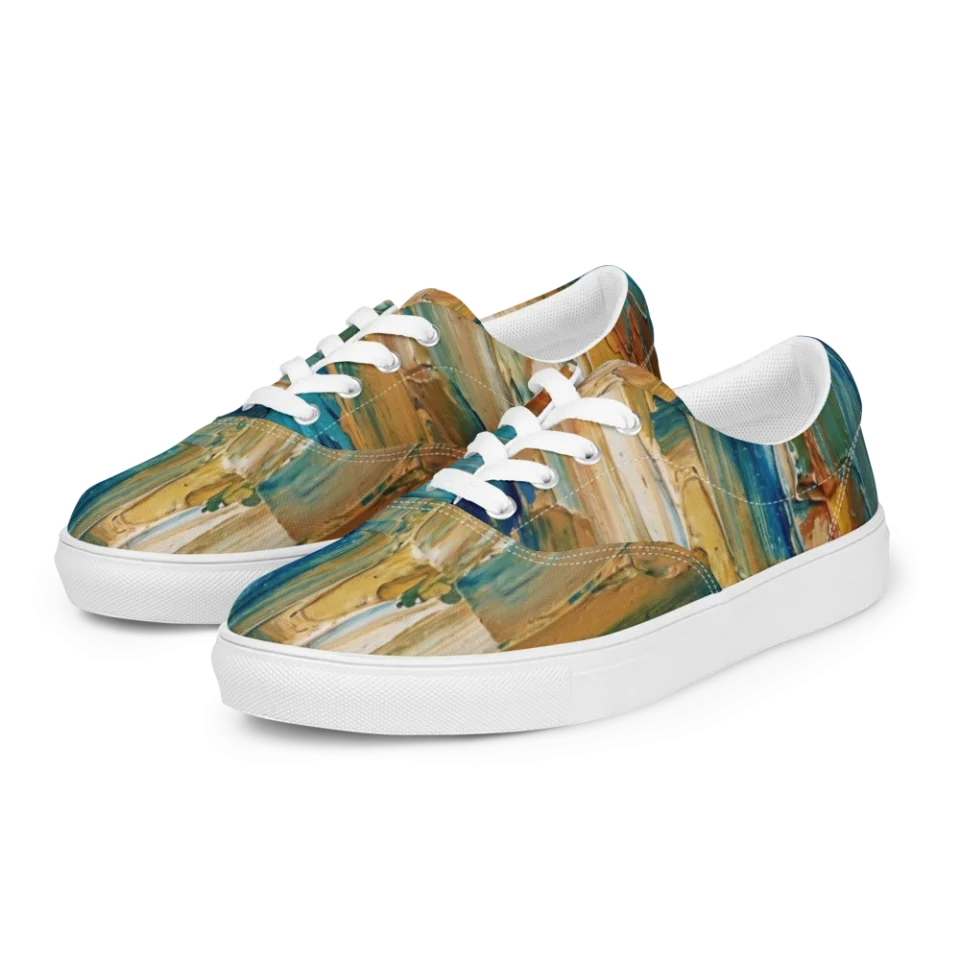 Women's Lace-Up Canvas Shoes