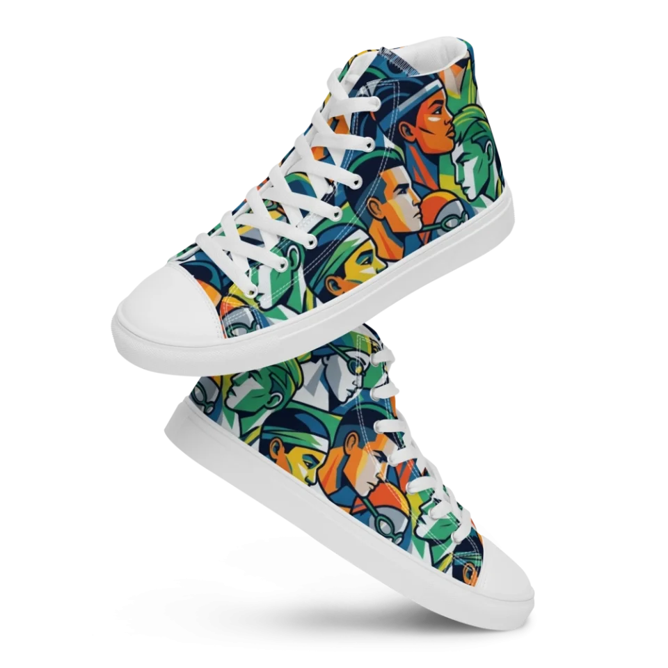 Men's High Top Canvas Shoes