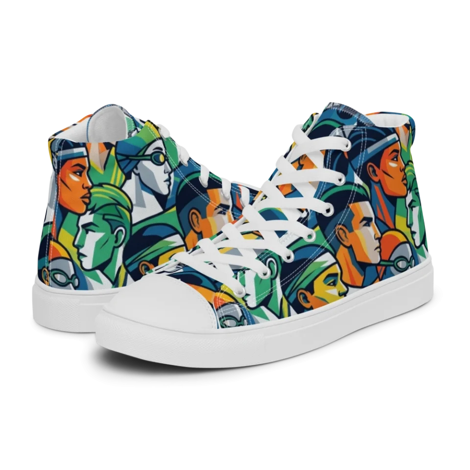 Women's High Top Canvas Shoes