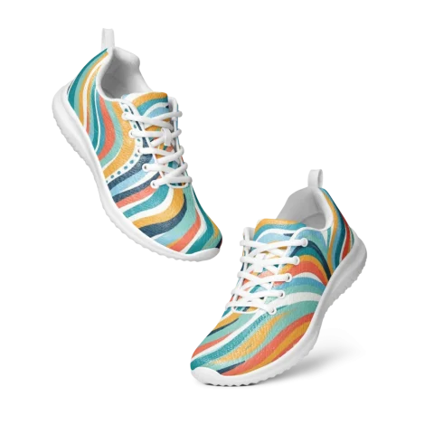 Retro Wavy Swim Club Stripes