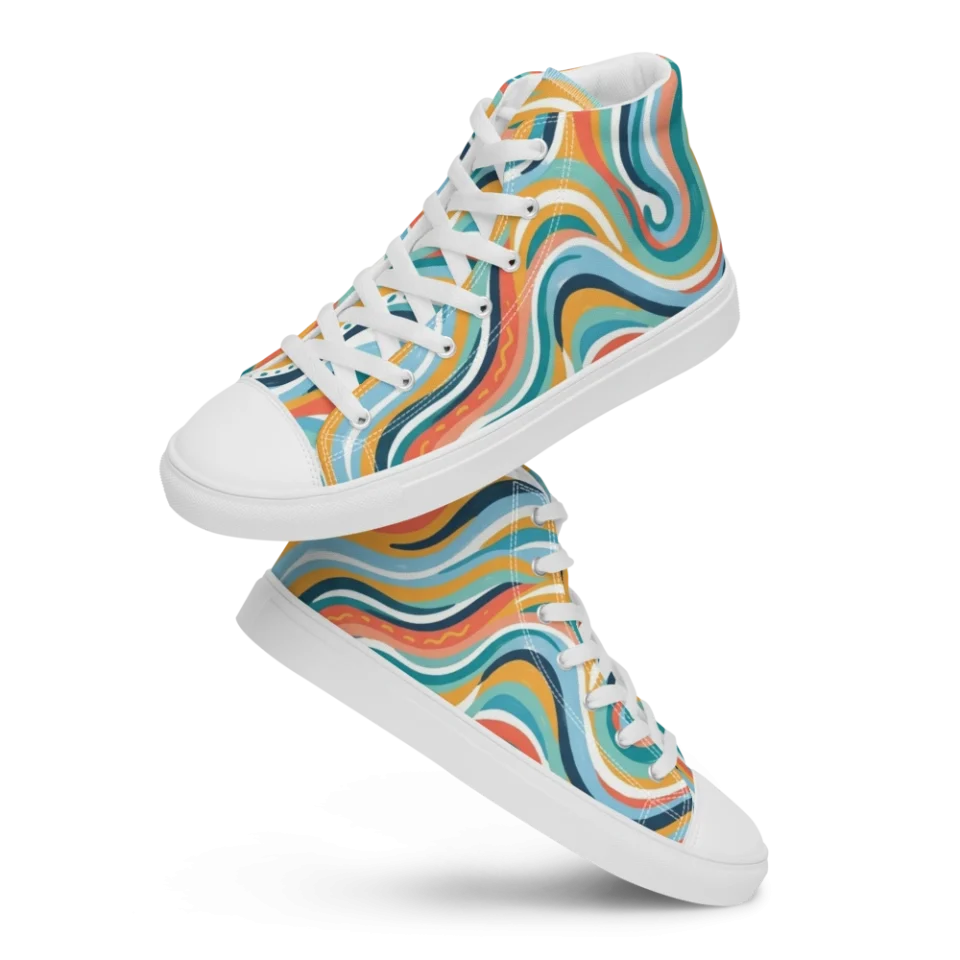 Men's High Top Canvas Shoes