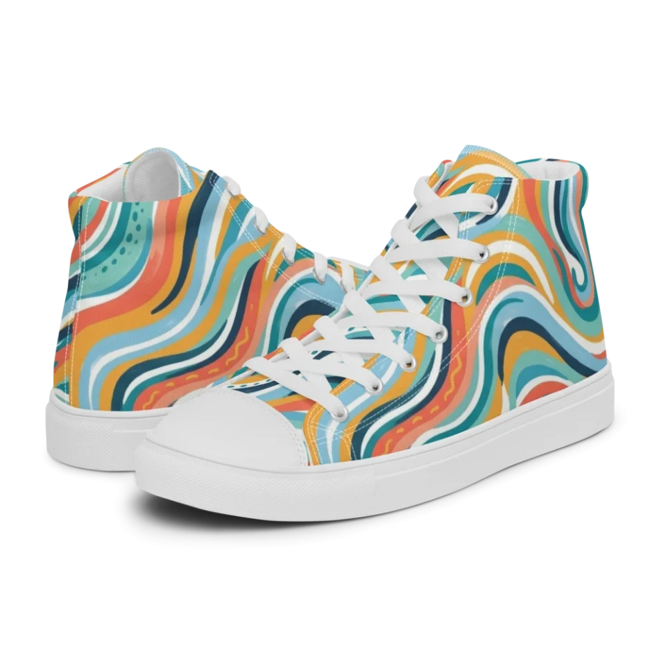 Women's High Top Canvas Shoes