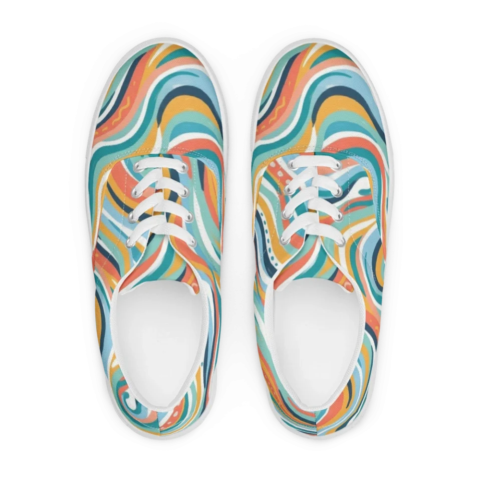 Men's Lace-Up Canvas Shoes