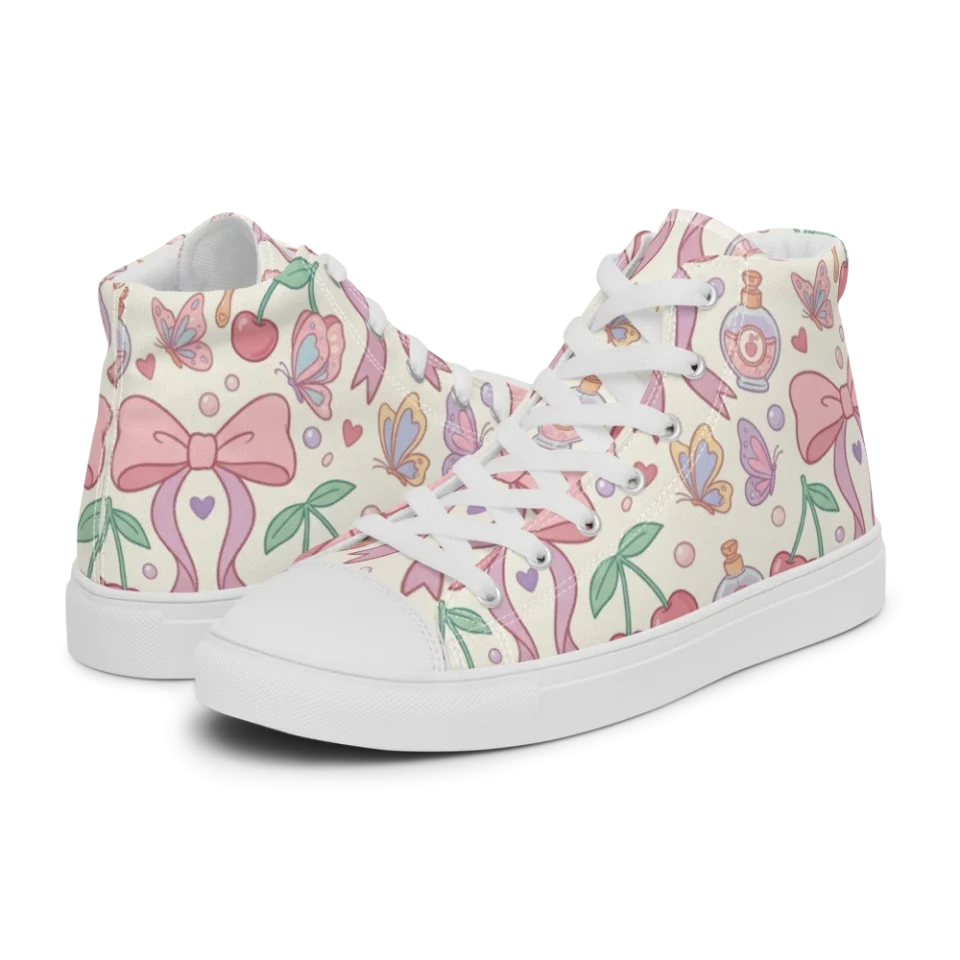 Women's High Top Canvas Shoes